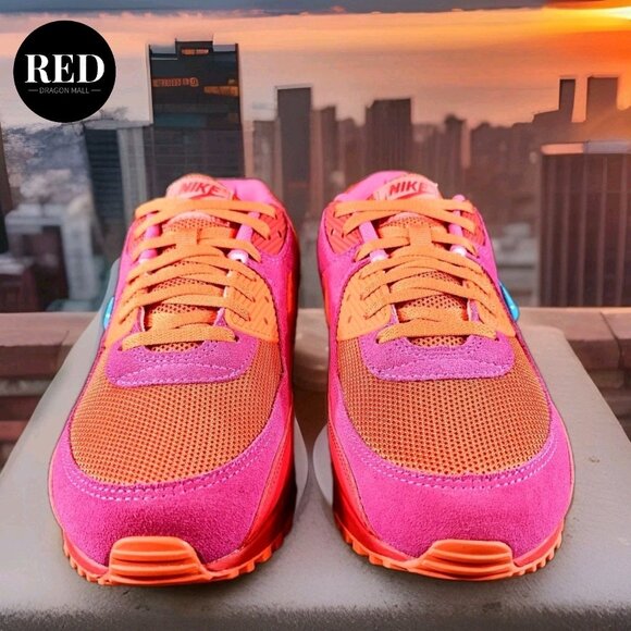 Nike Air Max 90 Alchemy Pink Cosmic Clay Dusty Cactus FJ3868-600 - Men's Size 12 - Picture 4 of 15